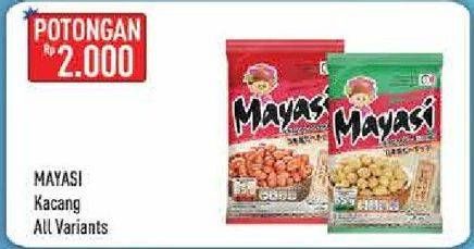 Promo Harga MAYASI Peanut Kacang Jepang All Variants  - Hypermart