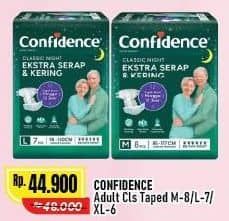 Promo Harga Confidence Adult Diapers Classic M8, L7, XL6 6 pcs - Alfamart