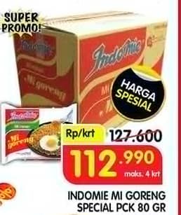 Promo Harga Indomie Mi Goreng Spesial per 40 pcs 85 gr - Superindo
