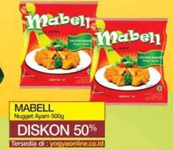 Promo Harga Mabell Nugget Ayam 500 gr - Yogya