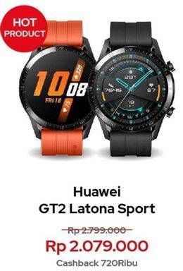 Promo Harga HUAWEI Watch GT2 Sport Latona  - Erafone