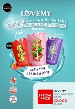 Promo Harga Lovemy Gel Body Wash 900 ml - Watsons