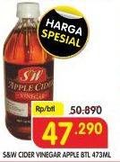 Promo Harga SW Apple Cider Vinegar 473 ml - Superindo