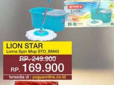 Promo Harga Lion Star Spin Mop & Spray Mop Spin Mop BM-45  - Yogya