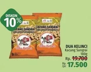 Promo Harga Dua Kelinci Kacang Sangrai 180 gr - LotteMart