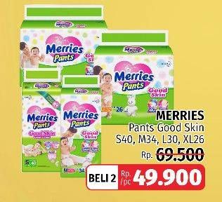 Promo Harga Merries Pants Good Skin S40, XL26, M34, L30 26 pcs - LotteMart