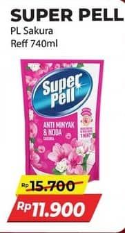 Promo Harga Super Pell Pembersih Lantai Luxury Fragrance Fuji Sakura 700 ml - Alfamidi
