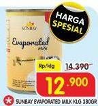 Promo Harga SUNBAY Evaporated Milk 380 gr - Superindo