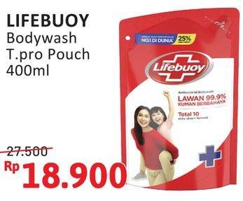 Promo Harga Lifebuoy Body Wash Total 10 400 ml - Alfamidi