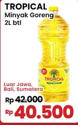 Promo Harga Tropical Minyak Goreng 2000 ml - Indomaret