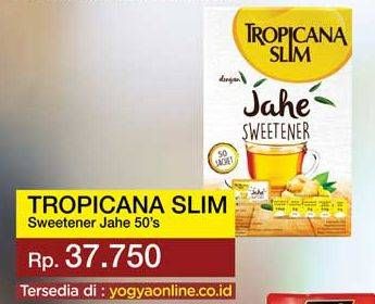 Promo Harga TROPICANA SLIM Sweetener Jahe per 50 sachet - Yogya