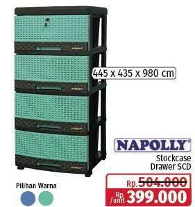 Promo Harga Napolly Stockcase 445 X 35 X 980 Cm  - Lotte Grosir