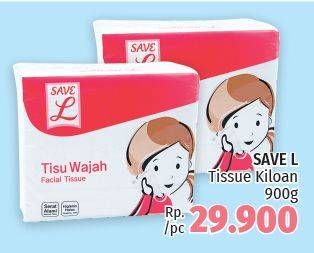 Promo Harga SAVE L Tisu Wajah 900 gr - LotteMart
