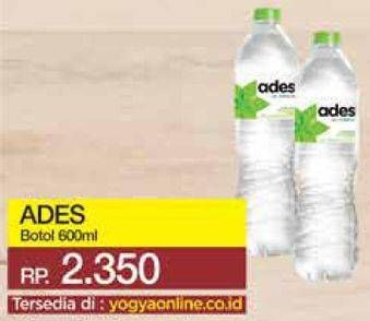 Promo Harga ADES Air Mineral 600 ml - Yogya