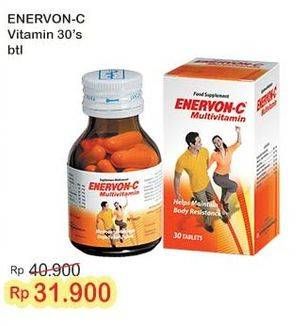 Promo Harga Enervon-c Multivitamin Tablet 30 pcs - Indomaret