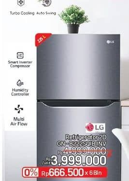 Promo Harga LG GN-B222SQIB  - LotteMart