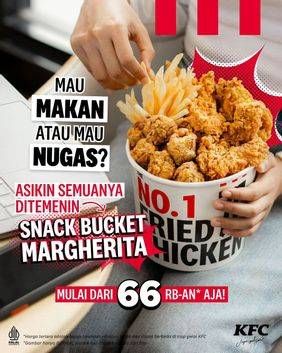 Promo Harga KFC Snack Bucket 2 Margherita  - KFC