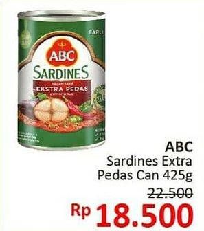 Promo Harga ABC Sardines Extra Pedas 425 gr - Alfamidi