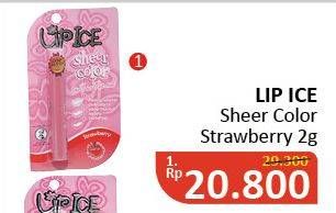 Promo Harga LIP ICE Sheer Color Strawberry 2 gr - Alfamidi