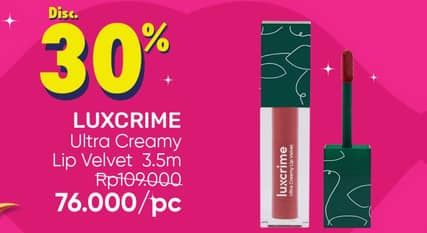 Promo Harga Luxcrime Ultra Creamy Lip Velvet  - Guardian