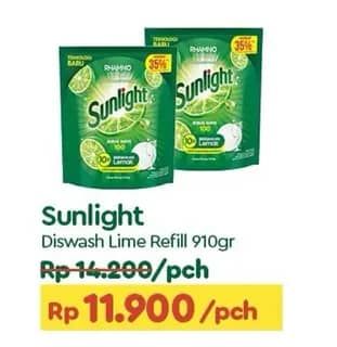 Promo Harga Sunlight Pencuci Piring Jeruk Nipis 100 910 ml - TIP TOP