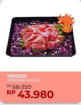 Promo Harga Daging Rendang Sapi Frozen 400 gr - Yogya