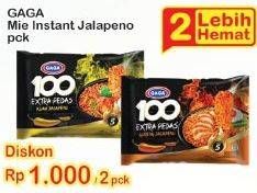 Promo Harga GAGA 100 Extra Pedas Goreng Jalapeno 85 gr - Indomaret