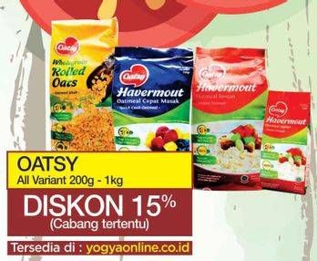 Promo Harga OATSY Oatmeal All Variants 1 kg - Yogya