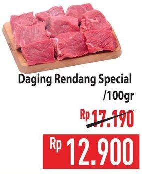 Promo Harga Daging Rendang Sapi Spesial per 100 gr - Hypermart