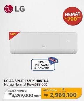 Promo Harga LG H05TN4 1/2 PK AC  - Carrefour