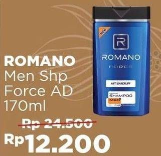 Promo Harga ROMANO Men Shampoo Force Anti Dandruff 170 ml - Alfamart