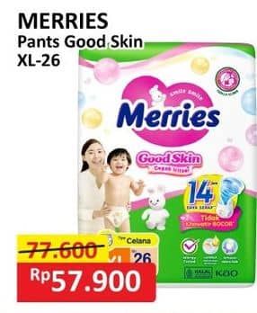 Promo Harga Merries Pants Good Skin XL26 26 pcs - Alfamart