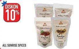 Promo Harga SUNRISE Spices All Variants 200 gr - Hypermart