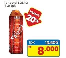 Promo Harga Sosro Teh Botol Original 1000 ml - Indomaret