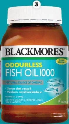 Promo Harga BLACKMORES Odourless Fish Oil 200 pcs - Guardian