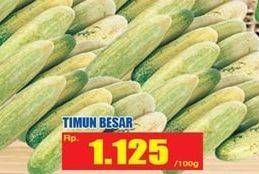 Promo Harga Timun per 100 gr - Hari Hari