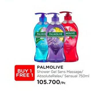 Promo Harga Palmolive Shower Gel Aroma Sensation Mineral Massage, Aroma Therapy Absolute Relax, Aroma Therapy Sensual 750 ml - Watsons