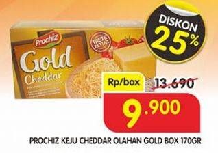 Promo Harga PROCHIZ Gold Cheddar 170 gr - Superindo