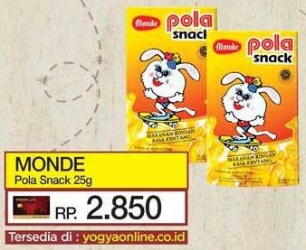 Promo Harga MONDE Pola Snack 25 gr - Yogya