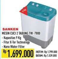 Promo Harga Sanken TW-7800  - Hypermart