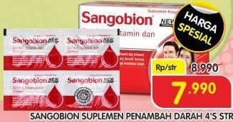 Promo Harga Sangobion Kapsul Penambah Darah 4 pcs - Superindo