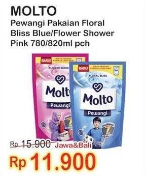 Promo Harga MOLTO Pewangi Floral Bliss, Flower Shower 820 ml - Indomaret