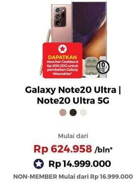 Promo Harga SAMSUNG Galaxy Note 20 Ultra 5G  - Erafone