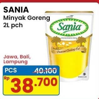 Promo Harga Sania Minyak Goreng 2000 ml - Indomaret
