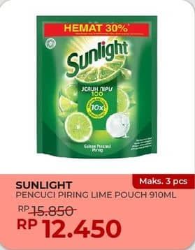 Promo Harga Sunlight Pencuci Piring Jeruk Nipis 100 910 ml - Yogya