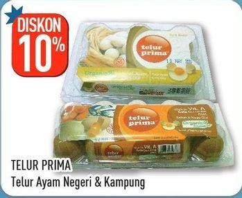 Promo Harga Telur Prima Telur Ayam Negeri, Kampung  - Hypermart