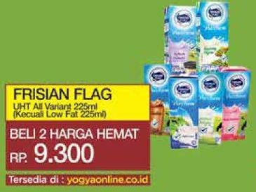 Promo Harga FRISIAN FLAG Susu UHT Purefarm Kecuali Low Fat 225 ml - Yogya