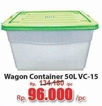 Promo Harga Lion Star Wagon Container VC-15 50000 ml - Hari Hari