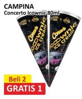 Promo Harga Campina Concerto Icownic Black Forest 80 ml - Alfamart