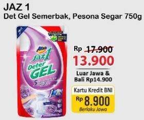 Promo Harga ATTACK Jaz1 DeterGel Pesona Segar, Semerbak Cinta 750 ml - Alfamart